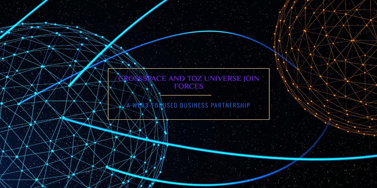 crossspace toz blockchain partnership