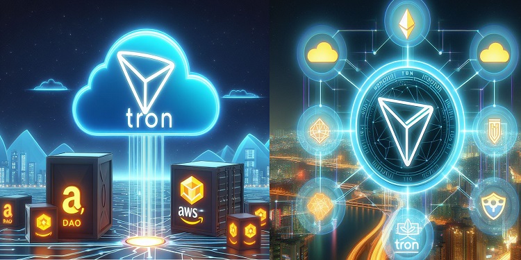 tron dao integrates aws