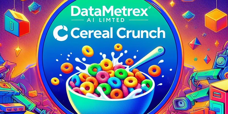 datametrex ai acquires blockchain game cereal crunch