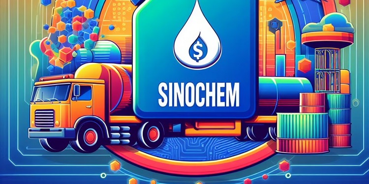 sinochem gasoline export with blockchain