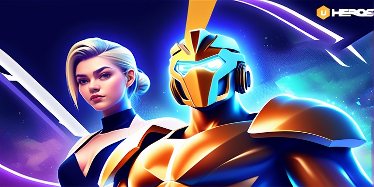 onchain heroes abstract blockchain web3 gaming