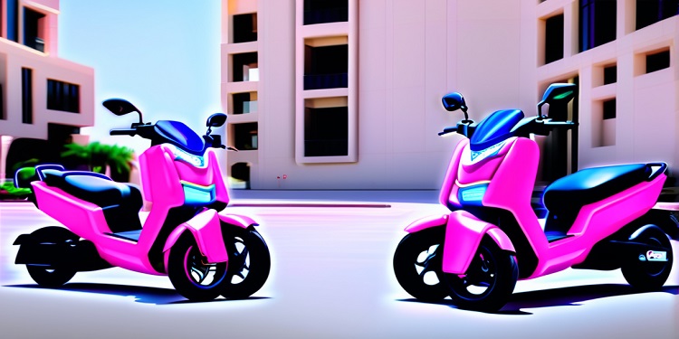 uae pink blockchain motorcycles