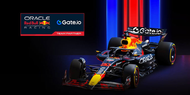 Gate.io joins Oracle Red Bull Racing as exclusive Crypto Exchange Partner