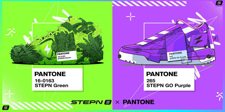 stepn partners with pantone