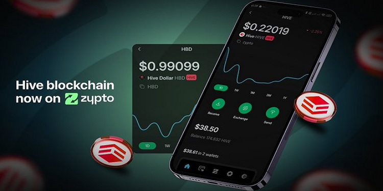 zypto integrates hive blockchain