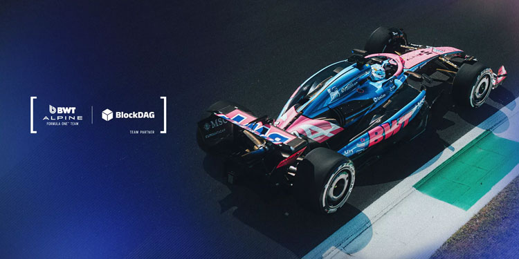 BWT Alpine F1 Team partners with BlockDAG
