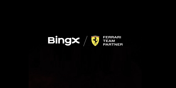 bingx partners with scuderia ferrari