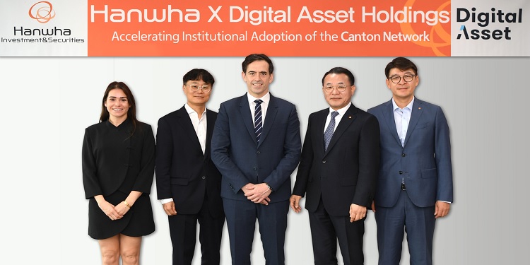 hanwha partners with digital asset
